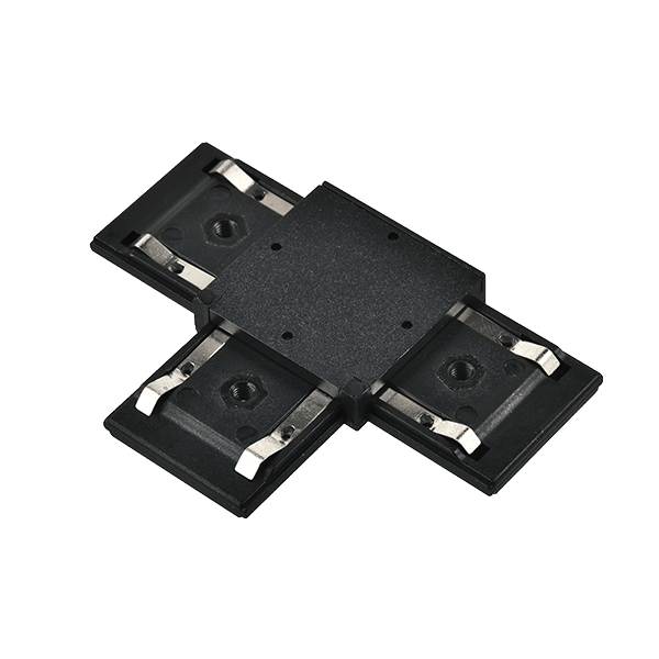 BL-586 EL-TC T-CONNECTOR FOR ULTRA SLIM MAGN. RAIL BLACK - Image 1