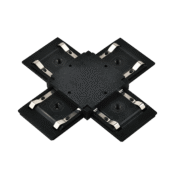 EL-XC X-CONNECTOR FOR ULTRA SLIM MAGN. RAIL BLACK