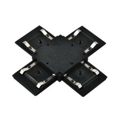 EL-XC X-CONNECTOR FOR ULTRA SLIM MAGN. RAIL BLACK