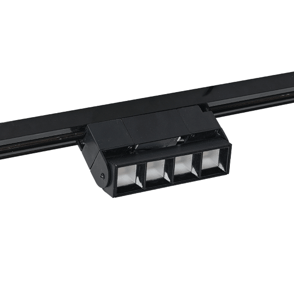 BL-591 ZFLD ΣΠΟΤ ΡΑΓΑΣ 2-ΓΡΑΜΜΩΝ 12W 30° 3000K ΜΑΥΡΟ - Image 1