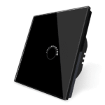 TOUCH RF433 EU 2 GANG 1 WAY DIMMABLE SWITCH BLACK - Image 2