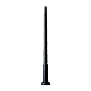EKTOR POLE 3000ММ WITHOUT DOOR, BLACK