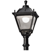 TOBIA POST LIGHT 30W CCT BLACK