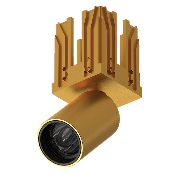 BR-8 MODENA-SS LED COB MODULE 5W 3000K 24° IP20 BRASS - Image 1