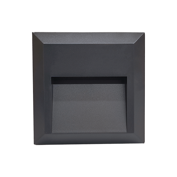 DGR-9 GRF52 LED ΑΠΛΙΚΑ ΕΞΩΤ. ΧΩΡΟΥ 1.5W 4000K IP65 ΣΚΟΥΡΟ ΓΚΡΙ - Image 1