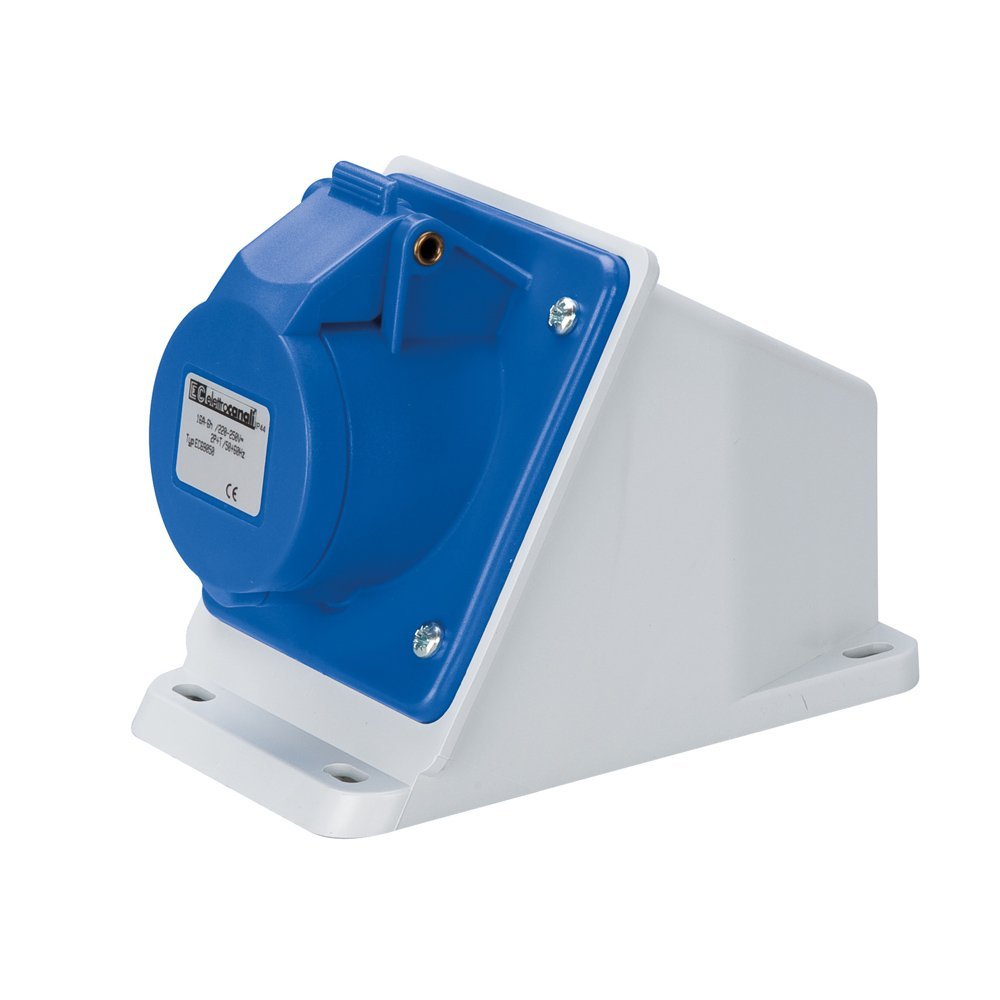 EC690501-2 EC690 FIXED SOCKET 16A IP44 1P+N+E 220-240V - Image 1