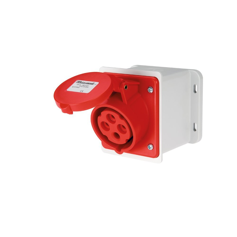 EC690561D-2 EC690 WALL MOUNT. SOCKET 32A IP44 3P+E 380-415V - Image 1