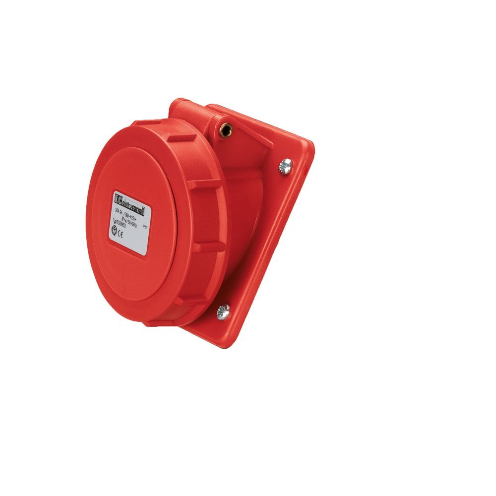 EC69058-2 EC690 FLUSH MOUNT. SOCKET 32A IP67 3P+E 380-415V - Image 1