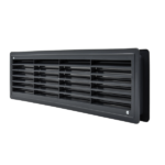 EL02-125 DOOR GRILLE 115x430MM, GRAPHITE