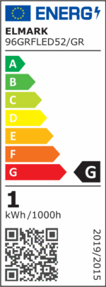 GRF52 LED ΑΠΛΙΚΑ ΕΞΩΤ. ΧΩΡΟΥ 1.5W 4000K IP65 ΓΚΡΙ - Image 2