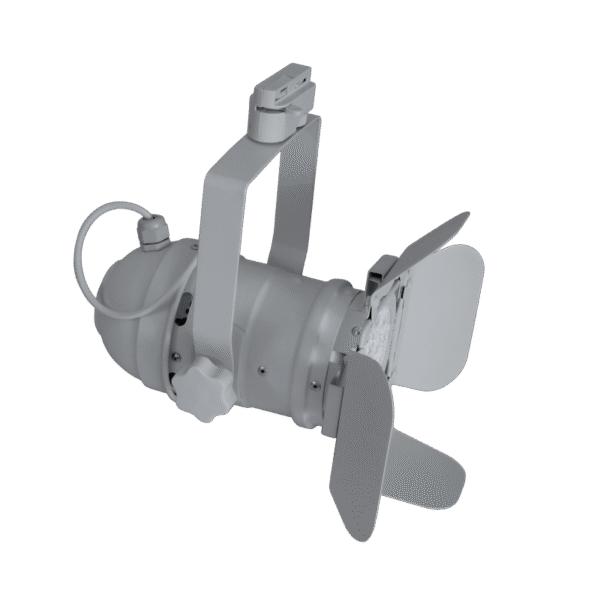 CINEMA SKY ΣΠΟΤ ΡΑΓΑΣ E27 PAR30 15W 6000-6400K ΓΚΡΙ - Image 2