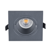 LED ΣΠΟΤ ΠΛΑΣΤΙΚΟ ΤΕΤΡΑΓΩΝΟ PAR 16 COB 7W 4000-4300K ΓΡΑΦΙΤΗΣ