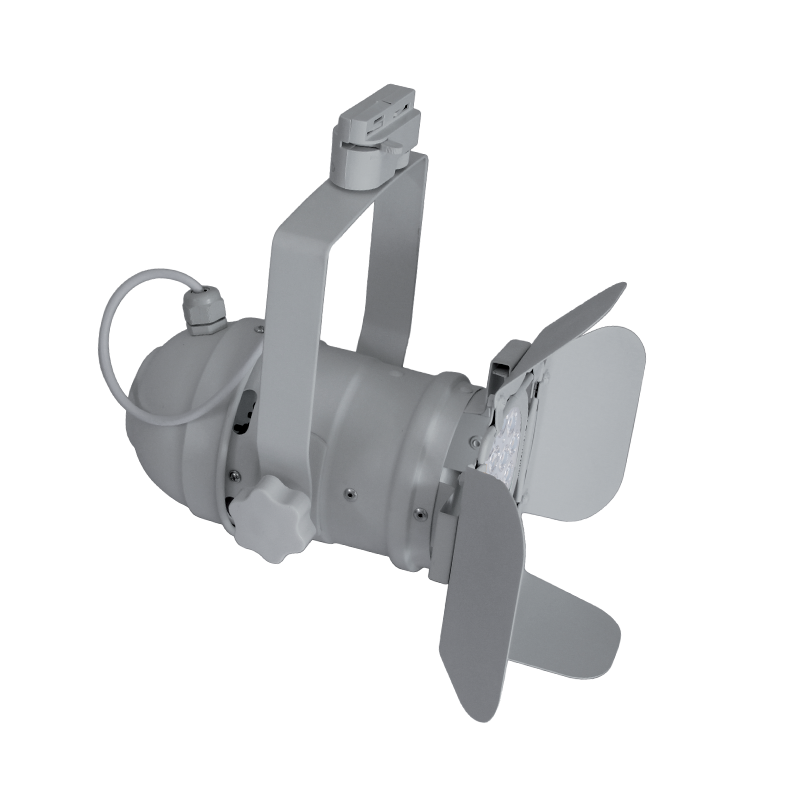 GR-51 CINEMA SKY ΣΠΟΤ ΡΑΓΑΣ E27 PAR30 15W 6000-6400K ΓΚΡΙ - Image 1