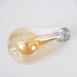 GloboStar 99047 Λάμπα LED E27 ST64 Filament 10W 900lm 2200K Dimmable Μελί Γυαλί - Image 3