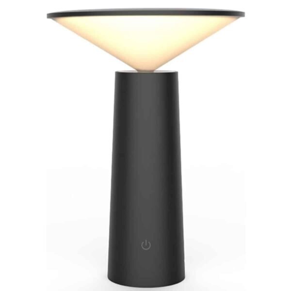 101285 Mushroom Πορτατίφ 3W επαναφορτιζόμενο Μαύρο IP20 14X14X19cm - Image 2