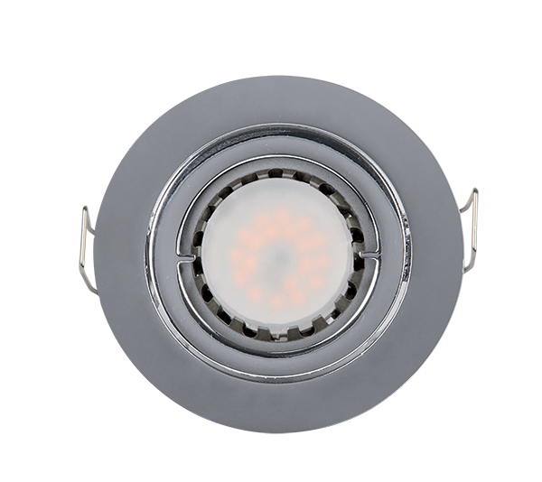 SN-22 LED ΣΠΟΤ ΜΕΤΑΛΛΙΚΟ ΣΤΡΟΓΓΥΛΟ PAR 16 5.5W 4000-4300K ΝΙΚΕΛ ΜΑΤ - Image 1