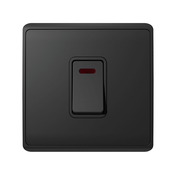 WH-354 LONDON DOUBLE POLE SWITCH NEON 45A WHITE - Image 1