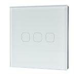 WI-FI SMART TOUCH EU 3 GANG 1 WAY SWITCH WHITE