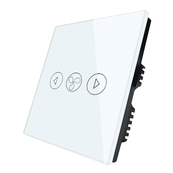 WH-47 WI-FI SMART TOUCH EU FAN SWITCH WHITE - Image 1