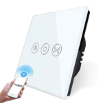 Elmark Wi-Fi Smart Touch Διακόπτης Κουρτίνας Λευκός (195011/WH)