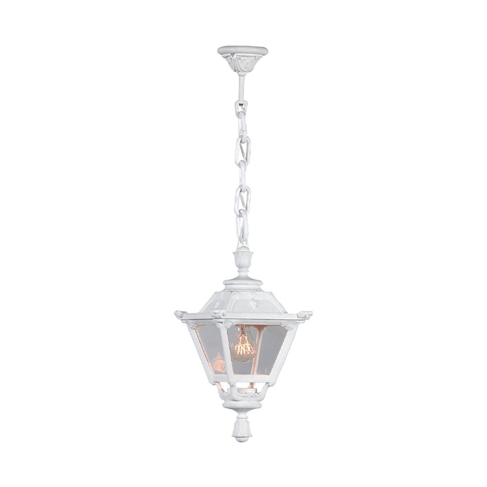 WH-763 GOLIA HANGING LANTERN 1XE27 IP55 WHITE - Image 1