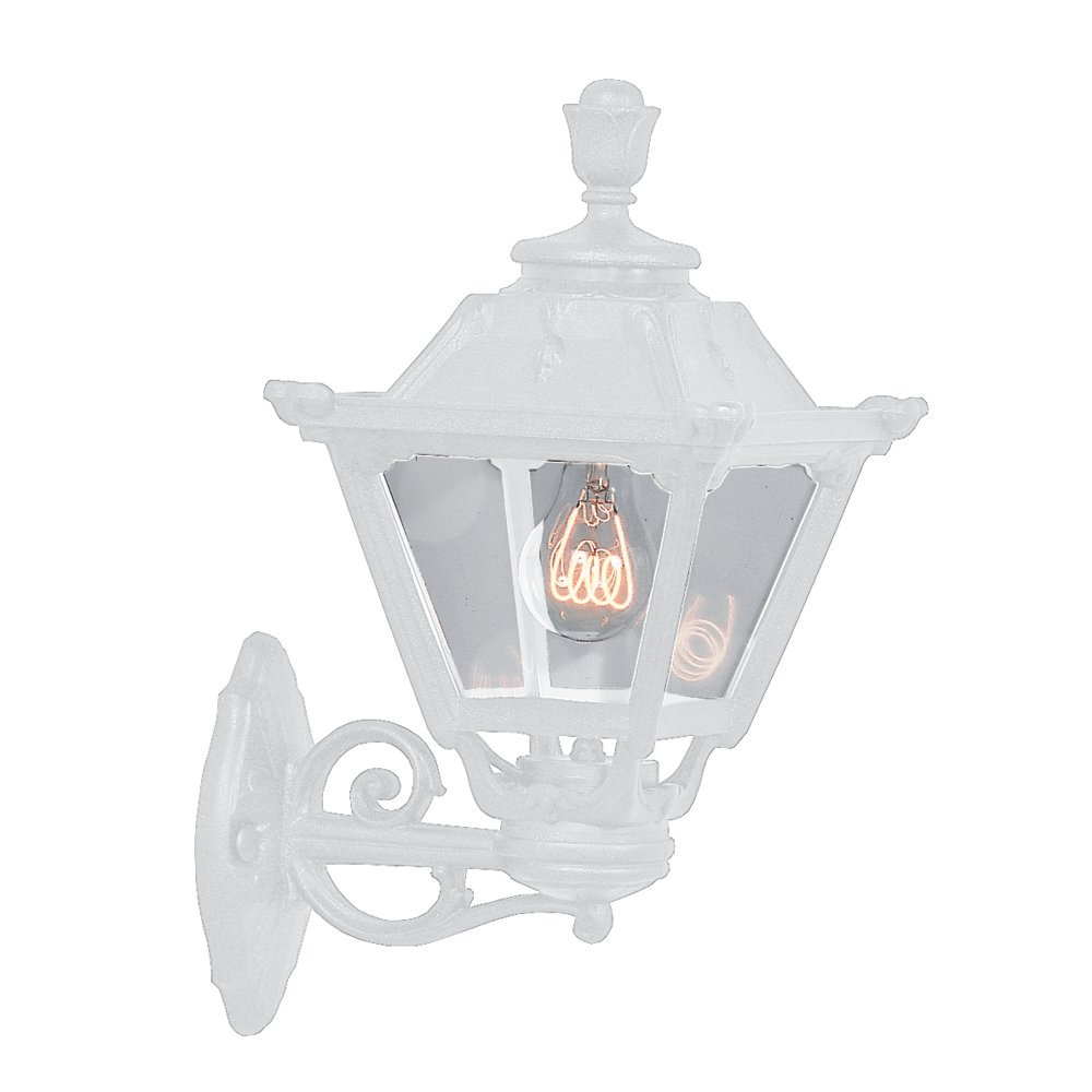 WH-764 GOLIA WALL LANTERN UPWARD 1XE27 IP55 WHITE - Image 1
