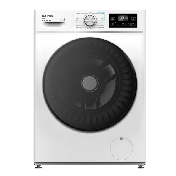Elmark EL-1441DP Πλυντήριο Ρούχων 10Kg Με Inverter Μοτέρ, Steam Pre-Wash & Πλύση 80°C Λευκό (Produced for ELMARK by Midea) - Image 3