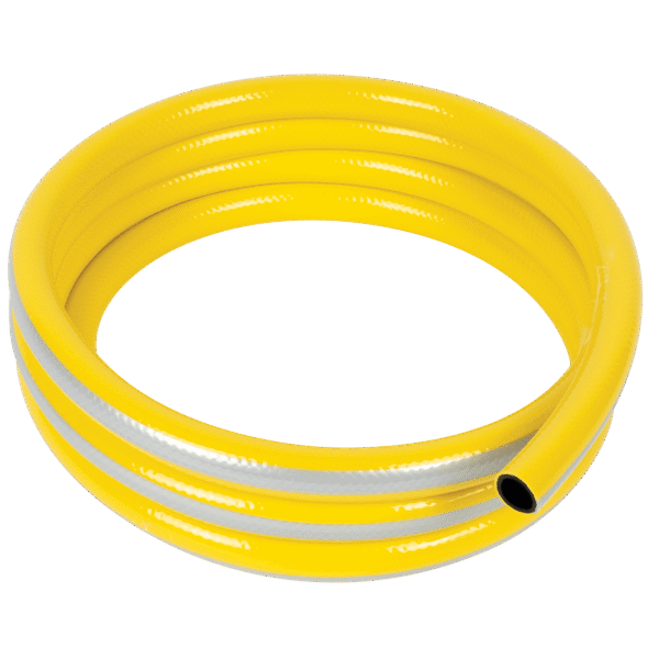 PVC GARDEN HOSE 1/2 30M, THREE LAYERED YELLOW - Image 3
