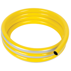 PVC GARDEN HOSE 1/2 30M, THREE LAYERED YELLOW
