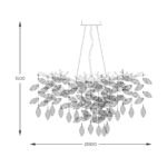 ZUMA LINE PENDANT CINDY MD4115-1-ECN 10XG9 CHROME - Image 3