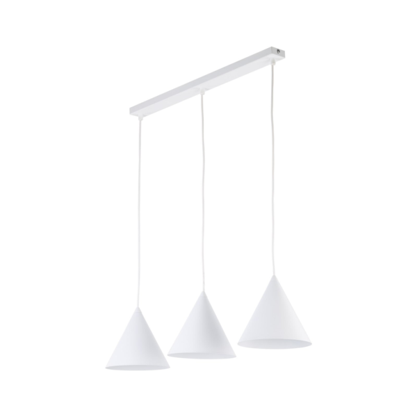 TK LIGHTING PENDANT CONO 10011 3XE27 WHITE - Image 2