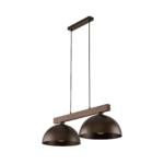 TK LIGHTING CHANDELIER OSLO 4507 2XE27 BROWN - Image 2