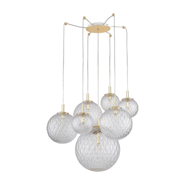 TK LIGHTING CHANDELIER CADIX 4608 7XG9 GOLD - Image 2