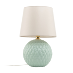 TK LIGHTING TABLE LAMP SANTANA 1XE27 BLUE/ECRU - Image 2