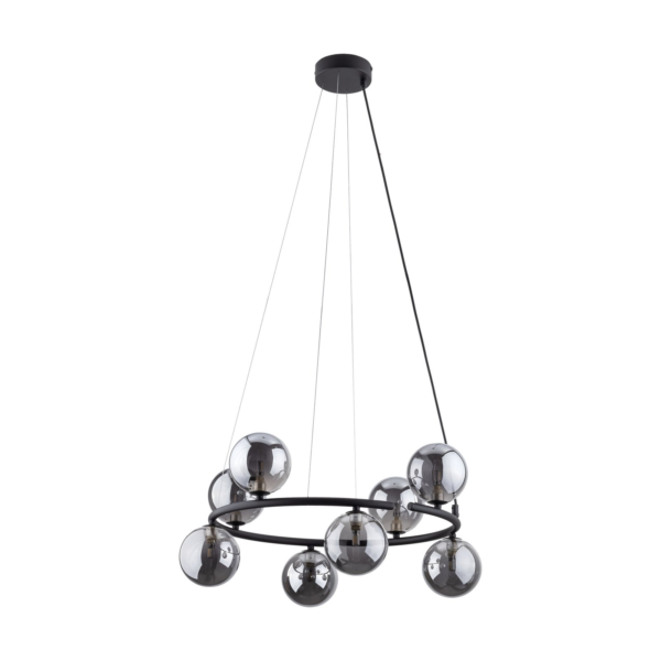 TK LIGHTING CHANDELIER ANABELLE 6844 8XG9 BLACK - Image 3
