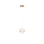 AMARO LED PENDANT 12W 3000K, GOLD - Image 2