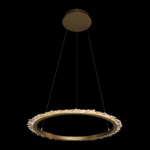 CORONA LED PENDANT 34W 3000K 660MM, GOLD - Image 2