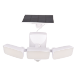 TRIPLE SOLAR FLOODLIGHT 15W IP54 WITH SENSOR, BLAC - Image 2