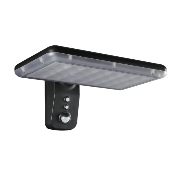 SOLAR WALL LAMP 15W IP65 WITH SENSOR, BLACK - Image 3