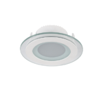 LED ΠΑΝΕΛ ΣΤΡΟΓΓΥΛΟ ΜΕ ΓΥΑΛΙ 6W 2700K - Image 5