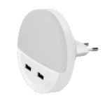 LED ΦΩΤΑΚΙ ΝΥΚΤΟΣ ΜΕ 2xUSB 0.5W 4000K - Image 2