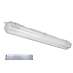 BELLA ΦΩΤΙΣΤΙΚΟ ΜΕ LED ΣΩΛΗΝΑ (1200mm) 2X18W 6200K-6500K IP65 ΜΕ ΜΠΛΟΚ - Image 2