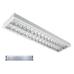 LENA-V ΜΕ LED (1200MM) 2X18W 6400K ΧΩΝΕΥΤΟ 1195X295mm ΜΕ ΜΠΛΟΚ - Image 3