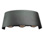 LED WALL LAMP 6X1W 4000K IP54 BLACK - Image 2