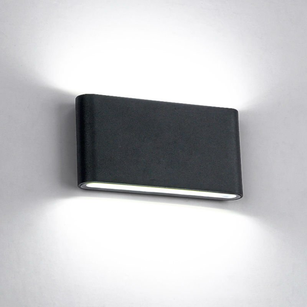 LED ΑΠΛΙΚΑ ΣΤΡΟΓΓΥΛΕΜΕΝΗ 2X6W 4000K ΜΑΥΡΗ - Image 3