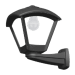 DARIO 250 GARDEN WALL LAMP 1XE27 IP55 BLACK - Image 2