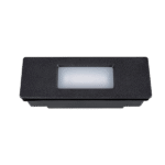 NINA LED ΑΠΛΙΚΑ 3.5W CCT  IP55 ΜΑΥΡΗ - Image 2