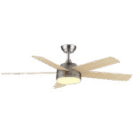 EL-1245 LED CHANDELIER WITH FAN 20W CHROME/WOOD - Image 5