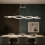 LED7 Κρεμαστό LED Φωτιστικό Twist 80W 4800lm 100cm CCT με Remote Λευκό - Image 2