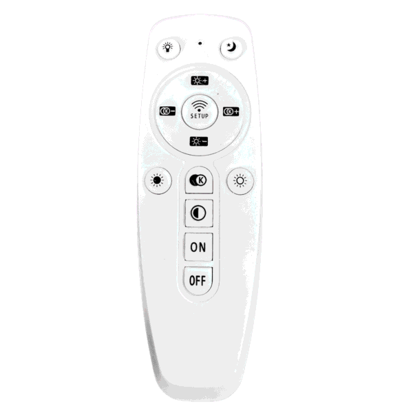 LED7 Κρεμαστό LED Φωτιστικό Twist 80W 4800lm 100cm CCT με Remote Λευκό - Image 4